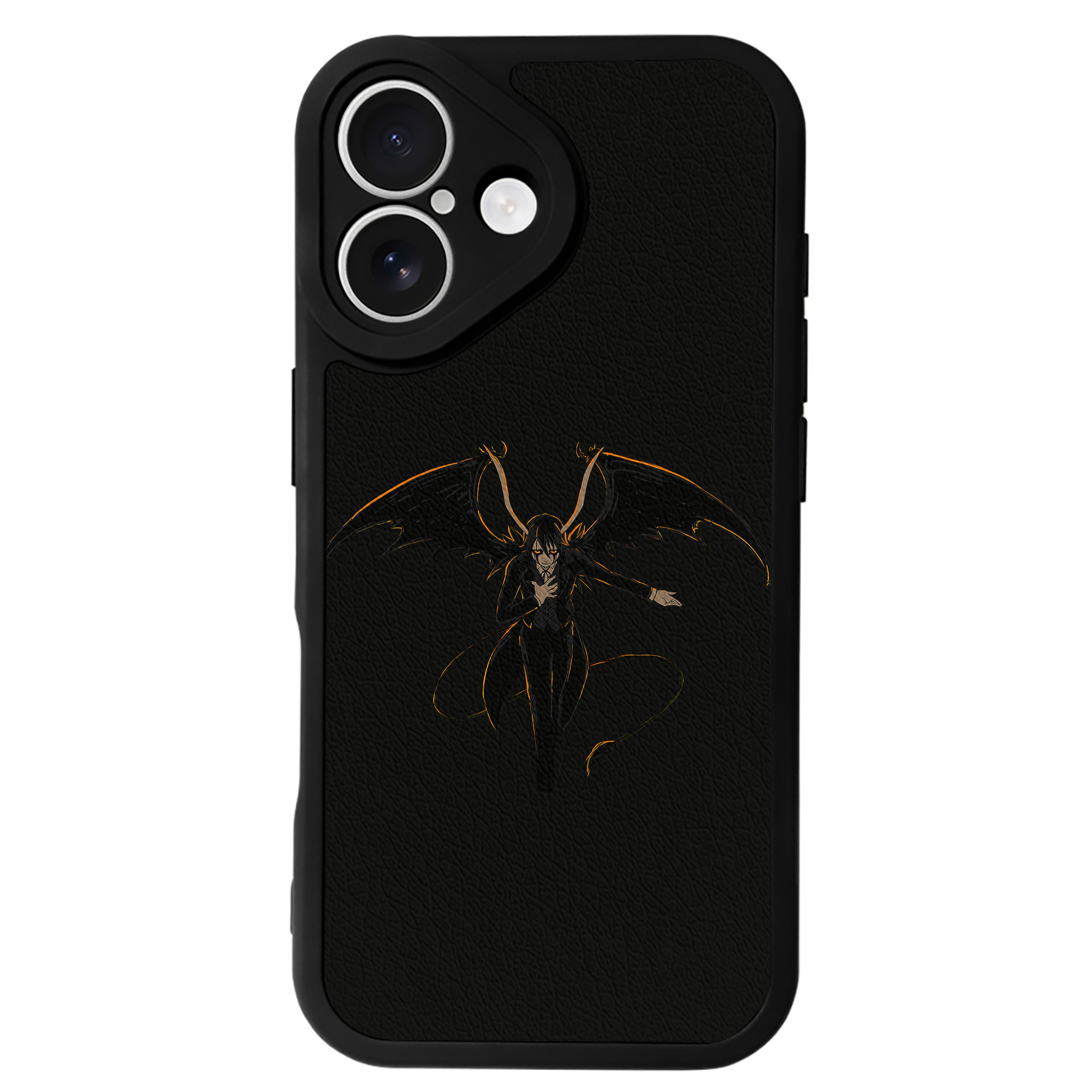 （画像用） ブリーチ ウルキオラ·シファー BLEACH Ulquiorra cifer 【iPhone 16シリーズ対応】シリコンスマホケース（レザー調） 材質：シリコン